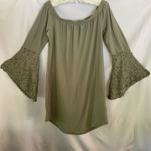 No Comment Plus Off The Shoulder Top